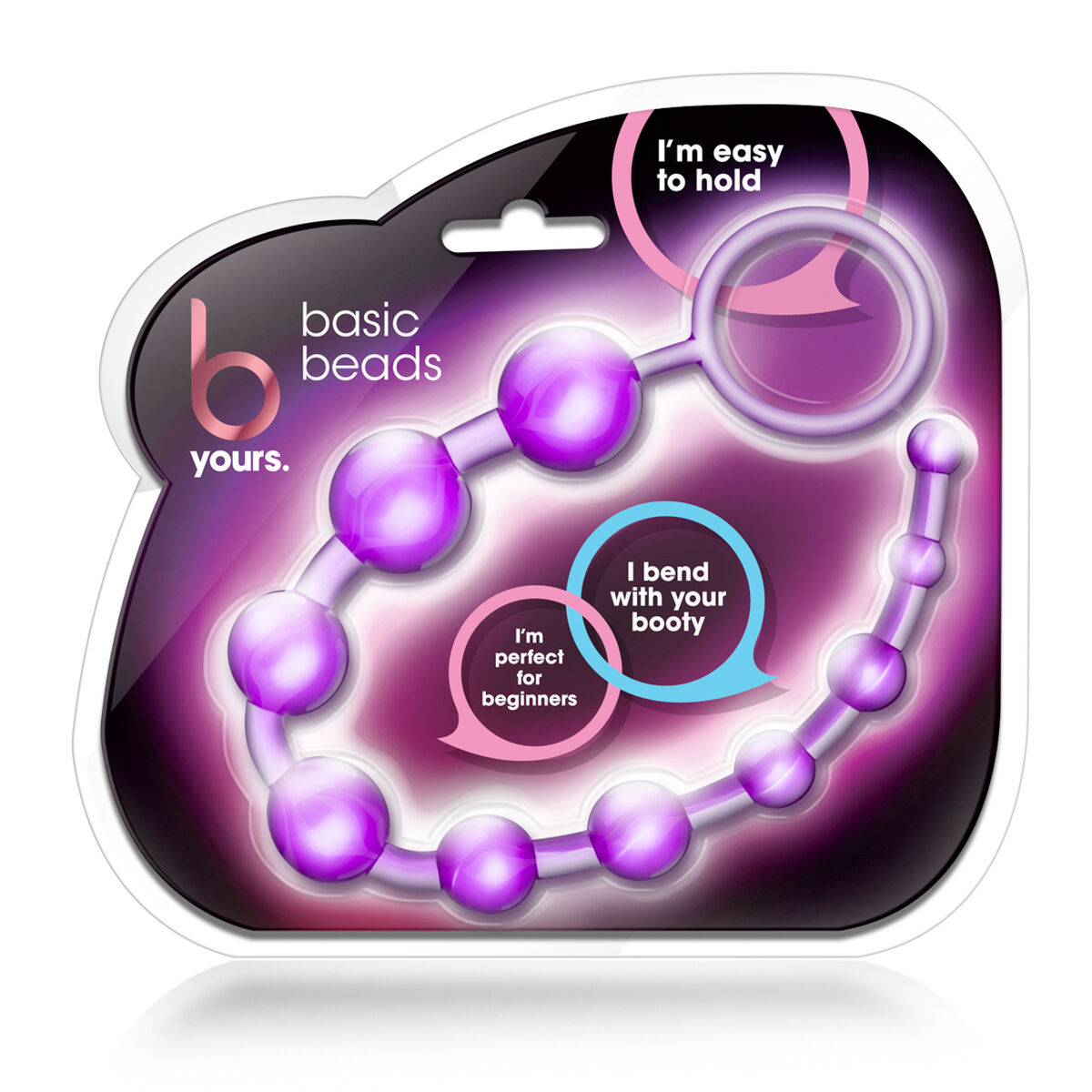 Analiniai karoliukai Blush B yours PVC